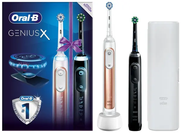 Oral B Genius X Electric Toothbrush 2Pcs