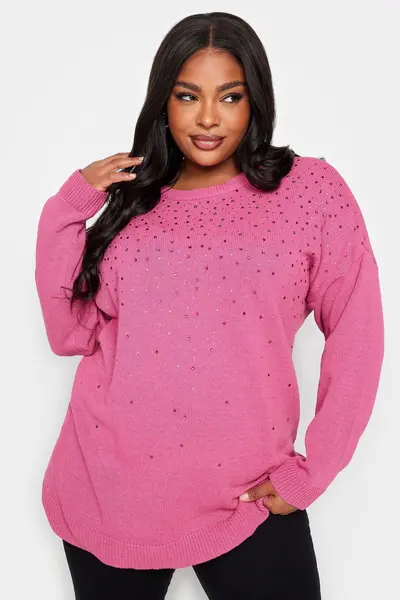 Embellished Knitted Jumper