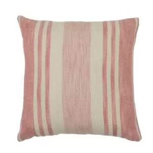 Simply Green Florida Stripe Cushion Coral