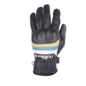 Helstons Mora Air Summer Leather Blue Beige White Gloves T9