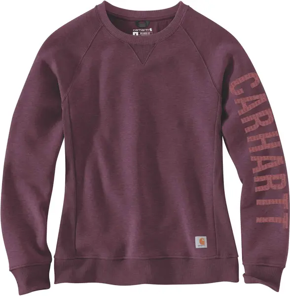 Carhartt Clarksburg Crewneck Ladies Sweatshirt, pink, Size L for Women