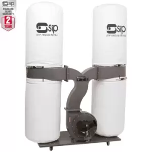 SIP SIP 3HP Double Bag Dust Collector