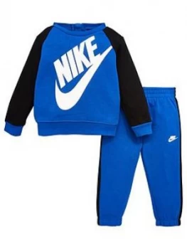 Nike Infant Boys Oversized Futura Crew Set - Blue, Size 18 Months