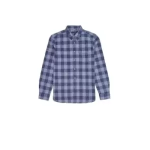 French Connection Seriema Check Shirt - Blue