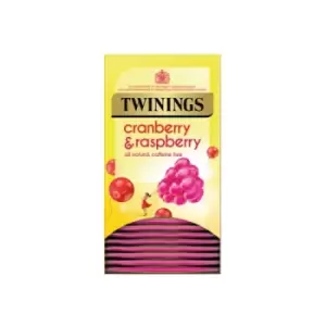 Twinings Cranberry and Raspberry Tea Bags (Pack of 20) F14381