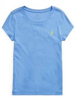 Ralph Lauren Girls Classic Short Sleeve T-Shirt, Blue, Size Age: 5 Years, Women