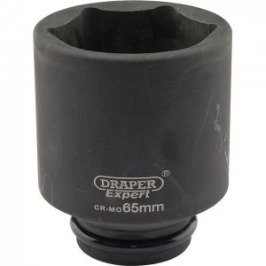 Draper Expert 3/4" Drive Deep Hexagon Impact Socket Metric 3/4" 65mm