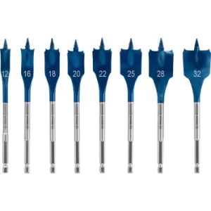 Bosch Expert 8 Piece Self Cut Speed Spade Bit Set