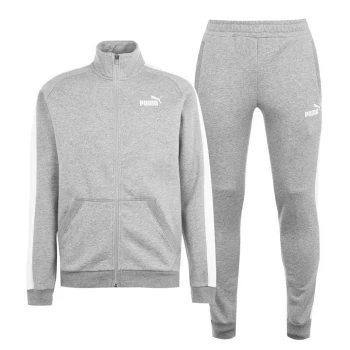 Puma Clean Fleece Tracksuit Mens - Grey