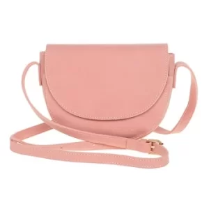 Cross Body Saddle Bag Pink