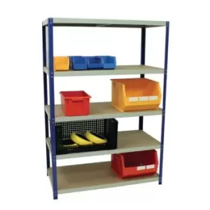 Slingsby Boltless Steel Shelving With MDF Shelves - 265kg - 1770 x 900 x 300 mm