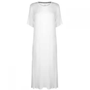 DKNY Long Logo Pyjama Dress Ladies - 100 WHITE