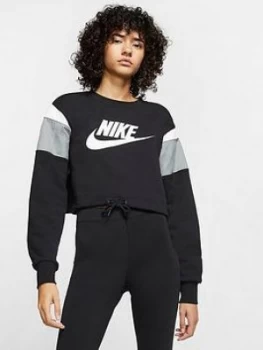 Nike Nsw Heritage Sweatshirt - Black