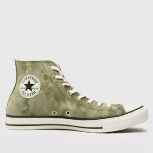 Converse Khaki Hi Trainers