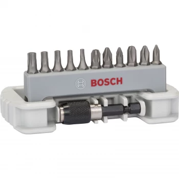 Bosch Accessories 2608522129 Bit set 12 Piece Phillips, Pozidriv, TORX socket