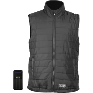 Sealey 5v Heated Bodywarmer and 20ah Power Bank Black One Size