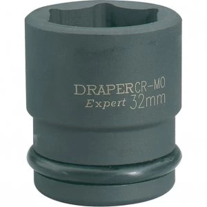 Draper Expert 3/4" Drive Hexagon Impact Socket Metric 3/4" 17mm