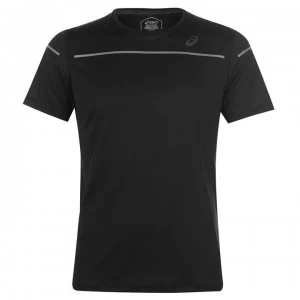 Asics Lite Show Short Sleeve Top Mens - Black