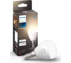 PHILIPS HUE White Bluetooth LED Bulb - Luster, E14