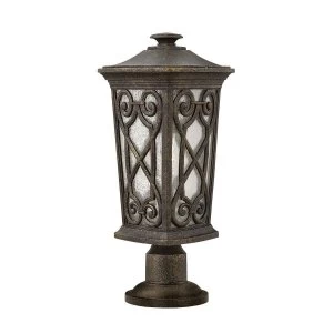 1 Light Small Outdoor Pedestal Light Autumn IP44, E27