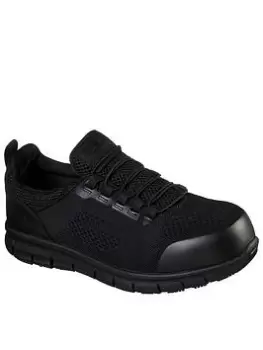 Skechers Synergy Omat Trainer, Black, Size 6, Men