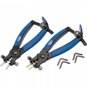 Draper Expert Ratcheting Internal and External Circlip Pliers Set