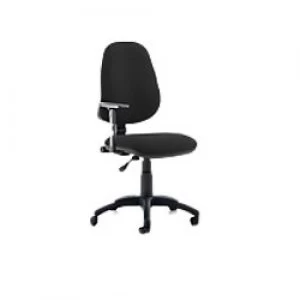 Task Office Chair Eclipse I Lever Black Fabric With Height Adjustable Arms