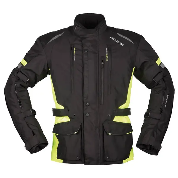 Modeka Jacket Striker II Jacket Black Yellow Size L