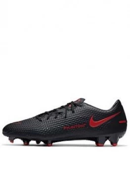 Nike Mens Phantom Gt Academy Firm Ground Football Boot, Black/Grey, Size 8, Men