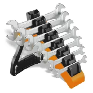 Beta Tools 55 /SP7 Set of 7 Double Open End Wrenches with Holder| 000550167