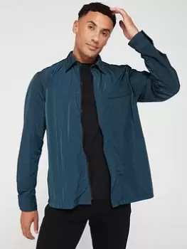 BOSS Laio Overshirt - Dark Aqua , Dark Aqua Size M Men