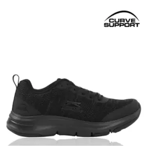 Slazenger Curve Support Knit Trainers Ladies - Black