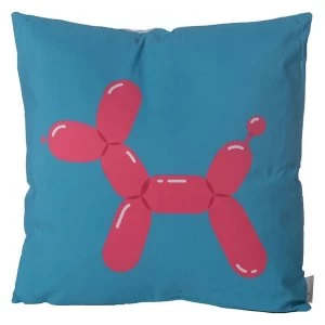 Balloon Animal Dog Decorative Cushion with Insert