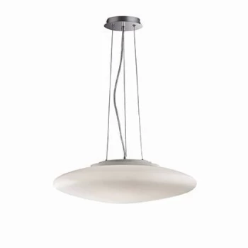 Smarties Bianco 3 Light Medium Ceiling Pendant White, E27