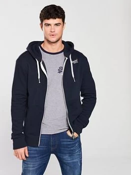 Superdry Orange Label Ziphood, Eclipse Navy, Size 3XL, Men