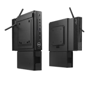 Dual VESA arm mount for Dell Wyse 5070 Thin Client, slim chassis