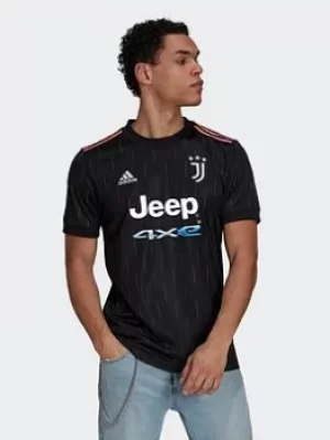 adidas Juventus 21/22 Away Jersey, Black, Size S, Men