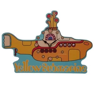 Funky Beatles Yellow Submarine Wall Clock