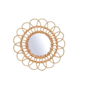 Sass & Belle Rattan Mirror Medium