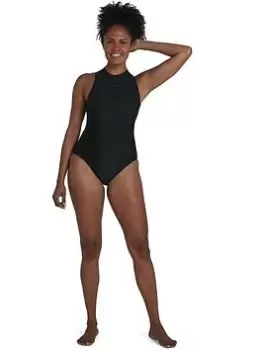 Speedo Hydrasuit, Black, Size 30, Women