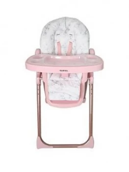 Nicole "Snooki" Polizzi Mawma Rose Gold Marble Premium Highchair