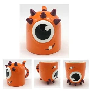 Monstarz Monster Orange Upside Down Ceramic Mug