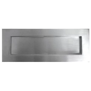 Satin Chrome Sprung Letterplates