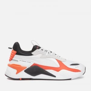 Puma Mens Rs-X Mix Running Style Trainers - Puma White/Tigerlily - UK 8