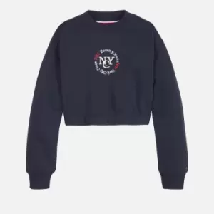 Tommy Hilfiger Girls Timeless Tommy Sweatshirt - Desert Sky - 10 Years