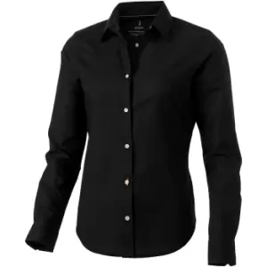 Elevate Vaillant Long Sleeve Ladies Shirt (S) (Solid Black)