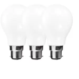 Harper Living 9 Watts gls B22 bc Bayoney LED Light Bulb Opal Cool White Dimmable, Pack of 3