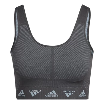 adidas Light Support Aeroknit Bra Womens - Grey