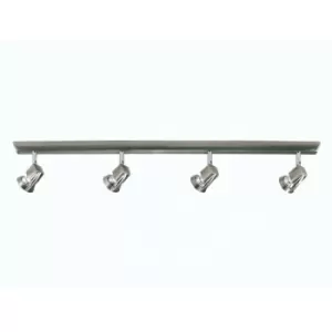 Cristal Arco 4-Light Ceiling Spotlight Bar Light Satin Nickel