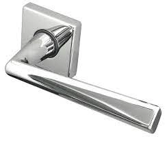 Jedo Reguitti Rombo Door Handle on Square Rose